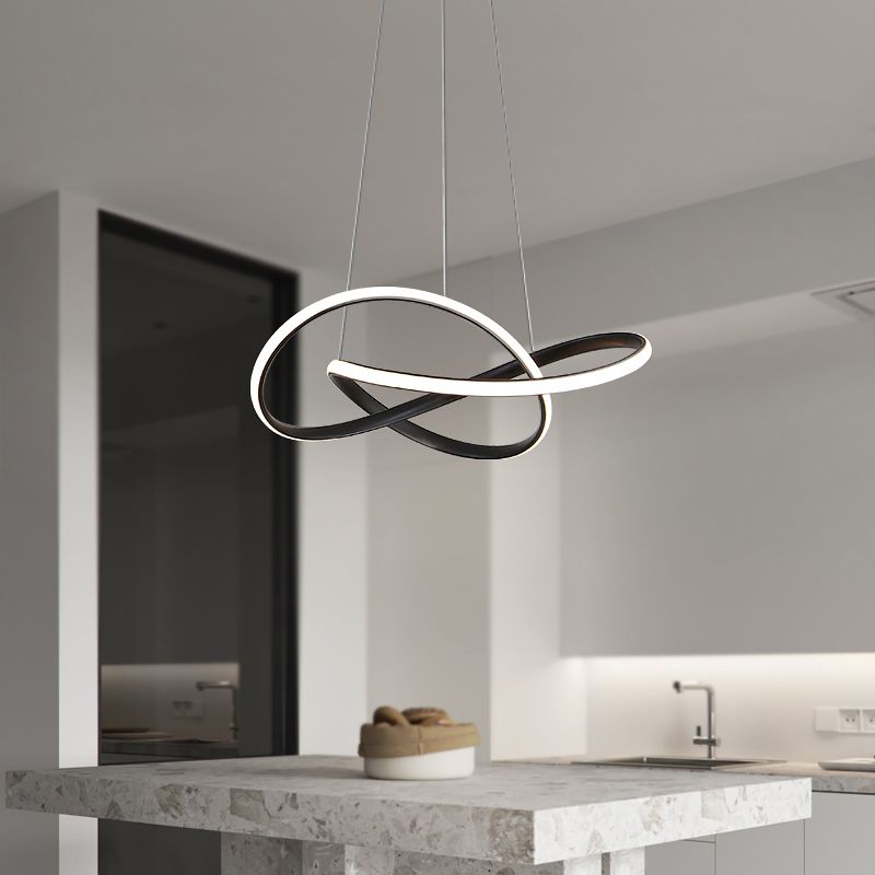 Nordic Modern Simple Style LED Pendant Chandelier Light for Dining Room Bedroom Bar