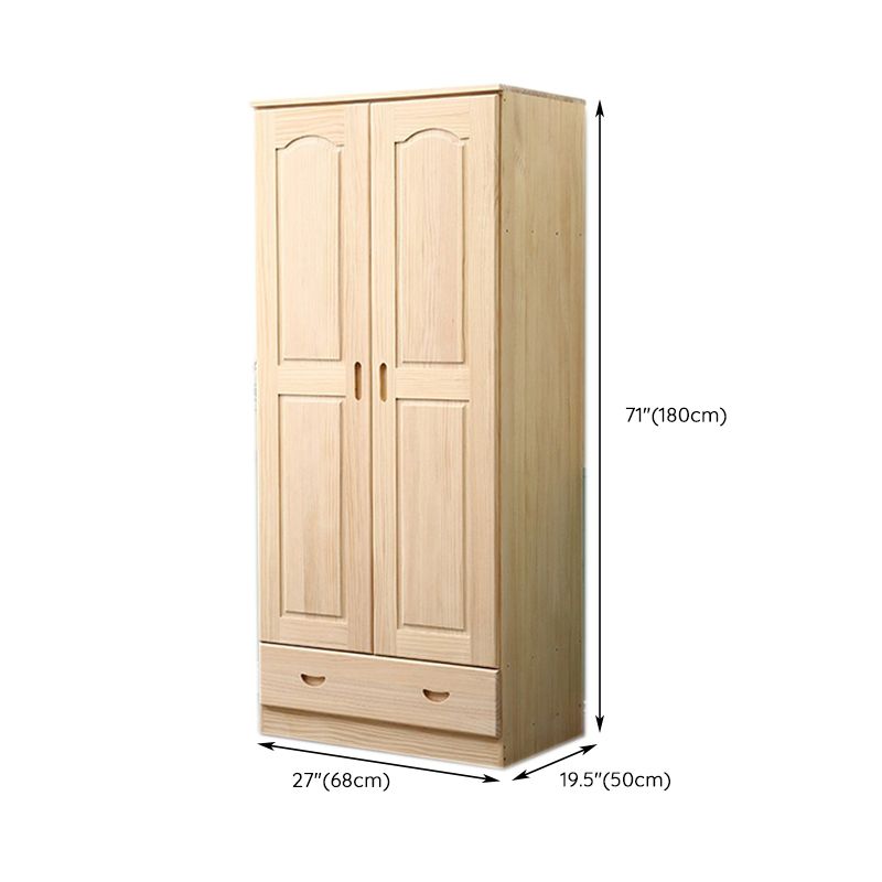 Modern Solid Color Kids Closet Wooden High Gloss Coat Locker