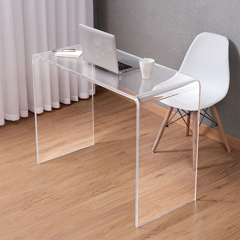 Acrylic Rectangular Writing Desk Modern Meeting Desk for Home