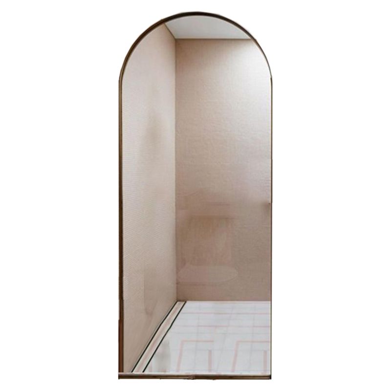 Gold Framed Shower Doors Fixed Panel Metal Clear Shower Bath Door