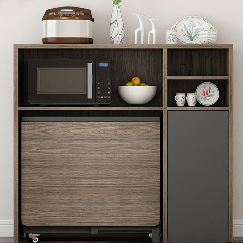 Modern MDF 1-Door Sideboard 45.5"H Buffet Server for Dining Room