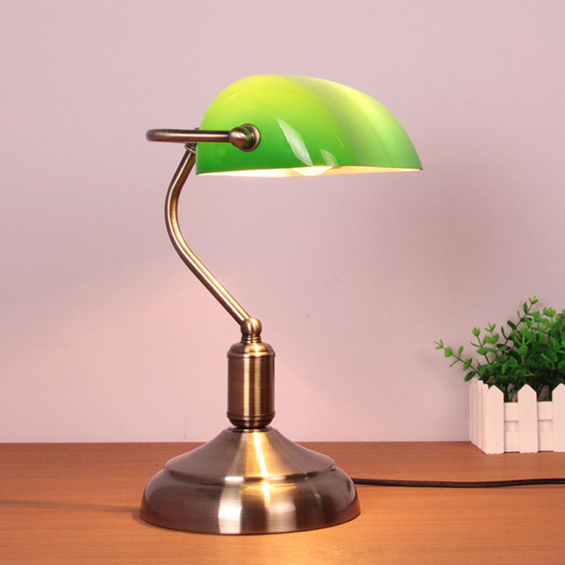 Moderner Stil einzigartiger Form Nachttisch Lampe Glas 1 Lichttisch Licht