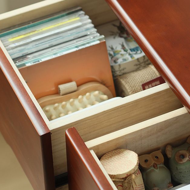 Modern Wood Sideboard Buffet Table with Drawer for Dining Room