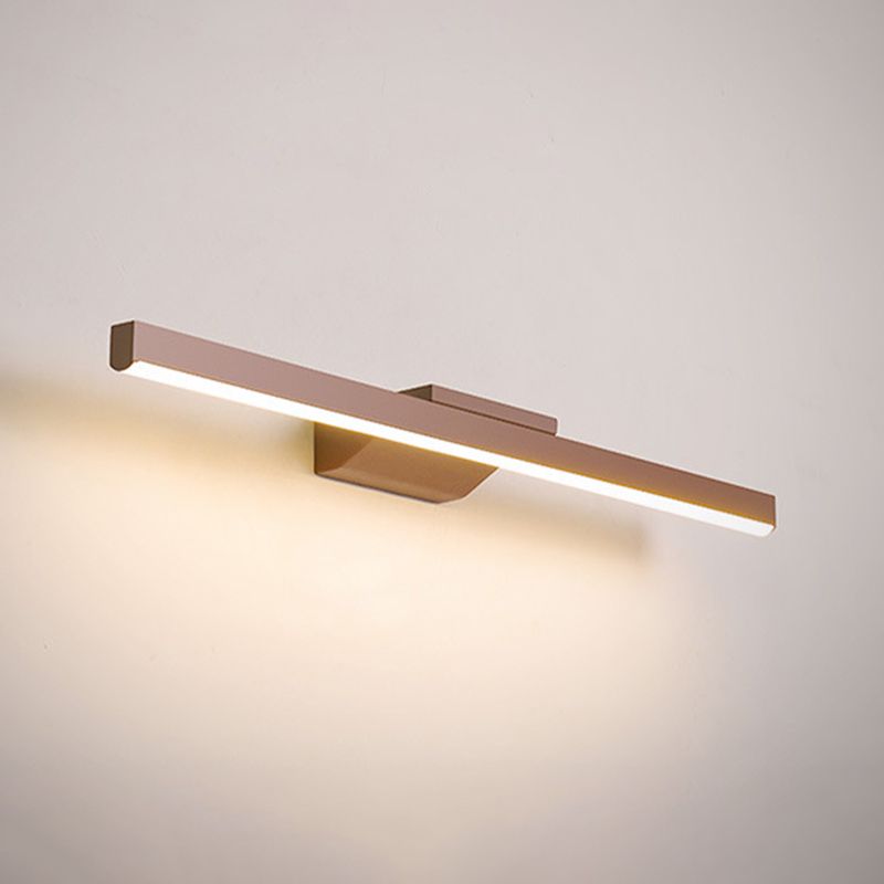 Luz de tocador doméstico Contemporáneos accesorios de iluminación de espejo lineal simple para el baño