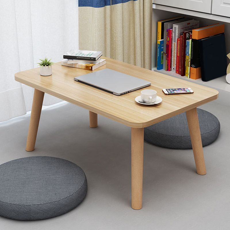 Contemporary Engineered Wood Desk Rectangle Parsons Base Desk for Home Office