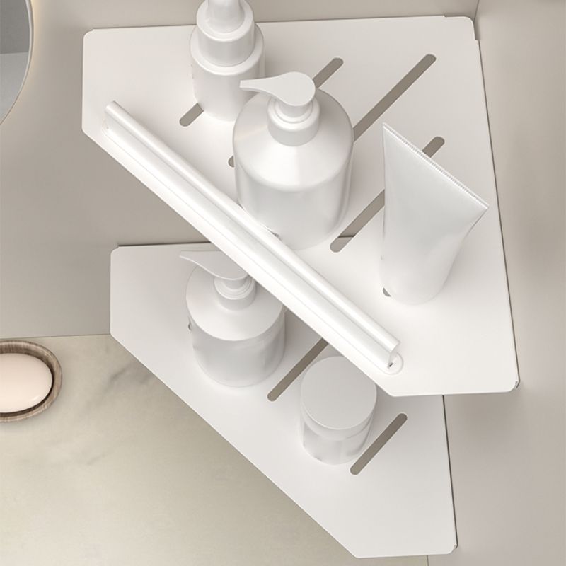 Modern White Bath Hardware Set Bath Shelf Paper Holder Bathroom Accessory Kit