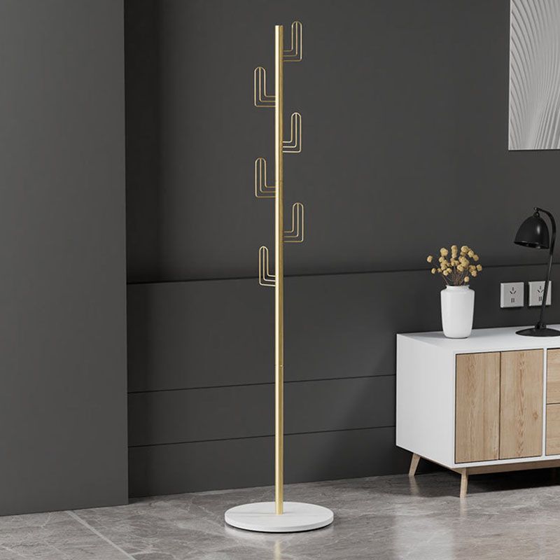 Gorgeous Metal Coat Rack Free Standing Coat Hanger for Living Room