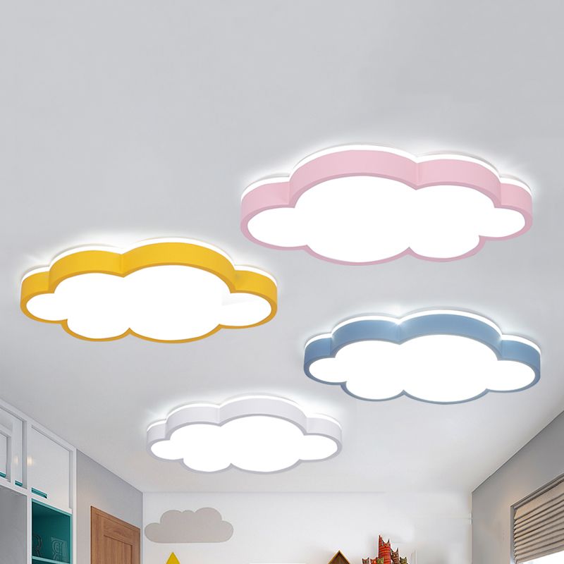 Metal Ceiling Light Modern 1-Light LED Ceiling Lamp for Bedroom