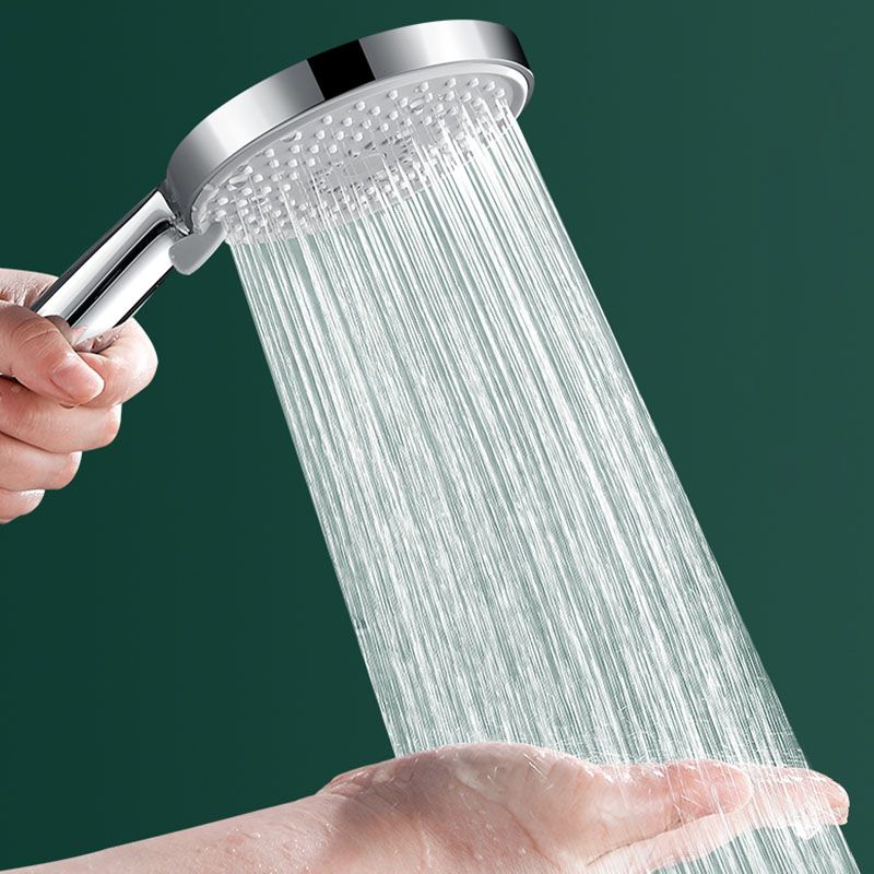 Round Handheld Shower Head Self-Cleaning Wall-Mount Shower Head