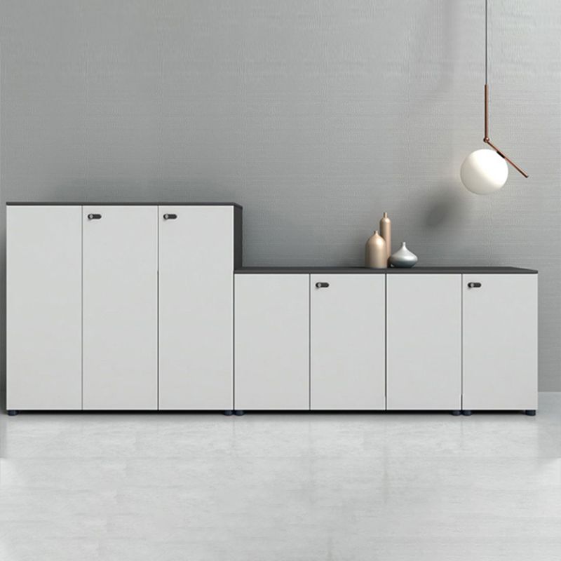 Contemporary Filing Cabinet Wood  File Cabinet with Lock and Storage