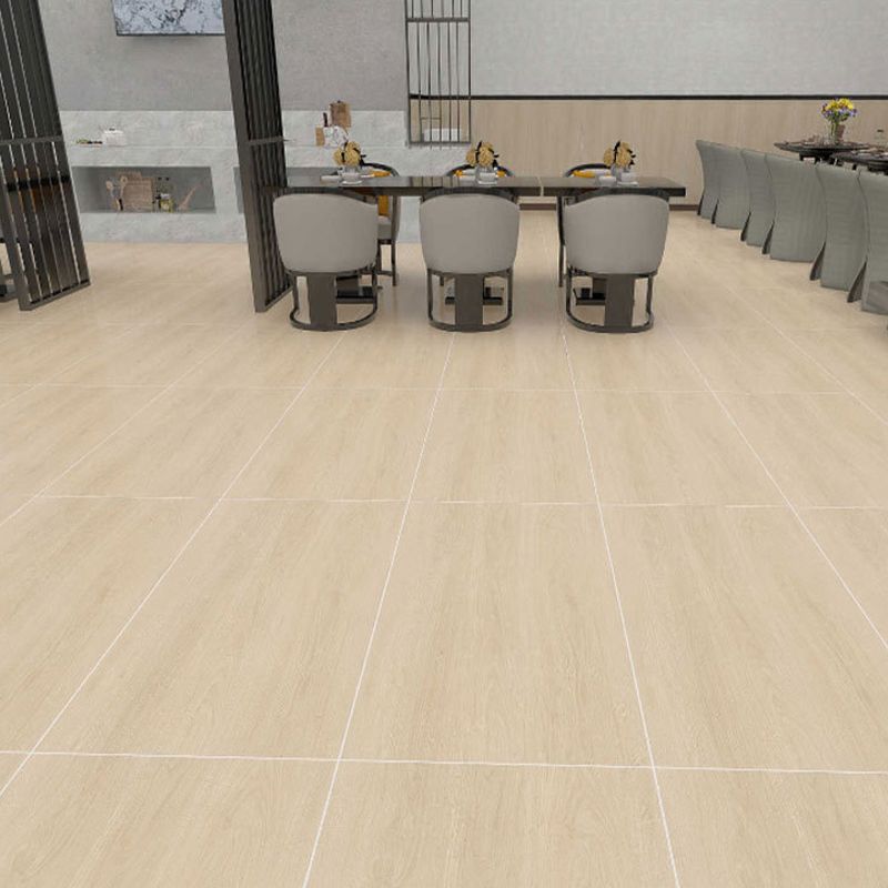 Modern Style Waterproof Floor Tile Wooden Effect Straight Edge Rectangle Floor Tile