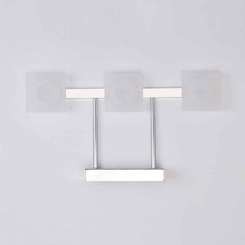 Metalen vierkanten wandverlichting armatuur eenvoudige LED -wand sconce verlichtingsarmatuur