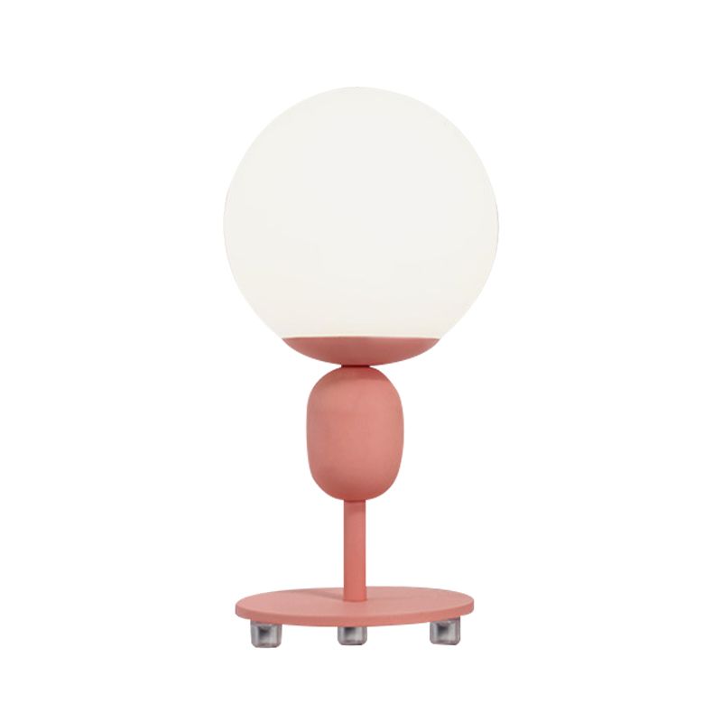 1 Head Orb Shade Reading Light Modern Eye-Caring Desk Light for Child Bedroom