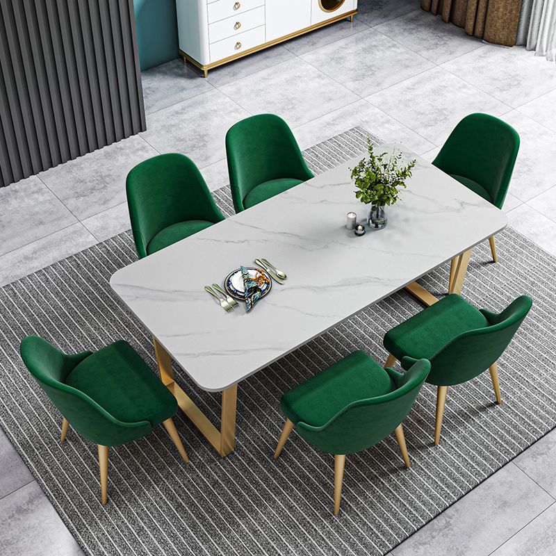 Nordic 1/2/5/7 Pieces Dining Set Sintered Stone Dining Table with Chairs