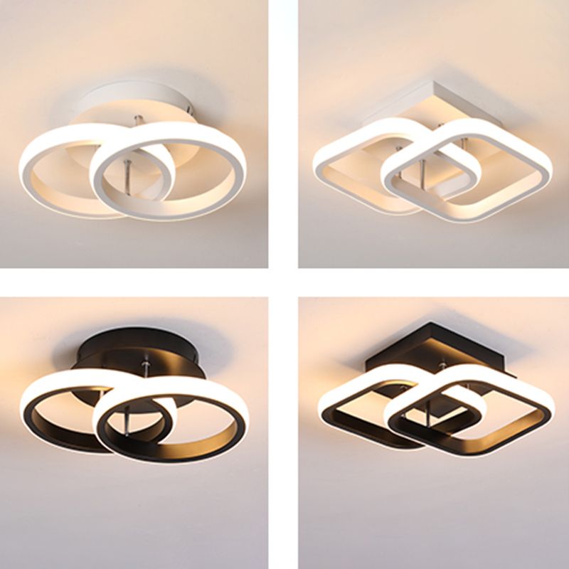 Geomtric Modern Flush Mount Ceiling Light Flush Mount Light Fixtures Acrylic