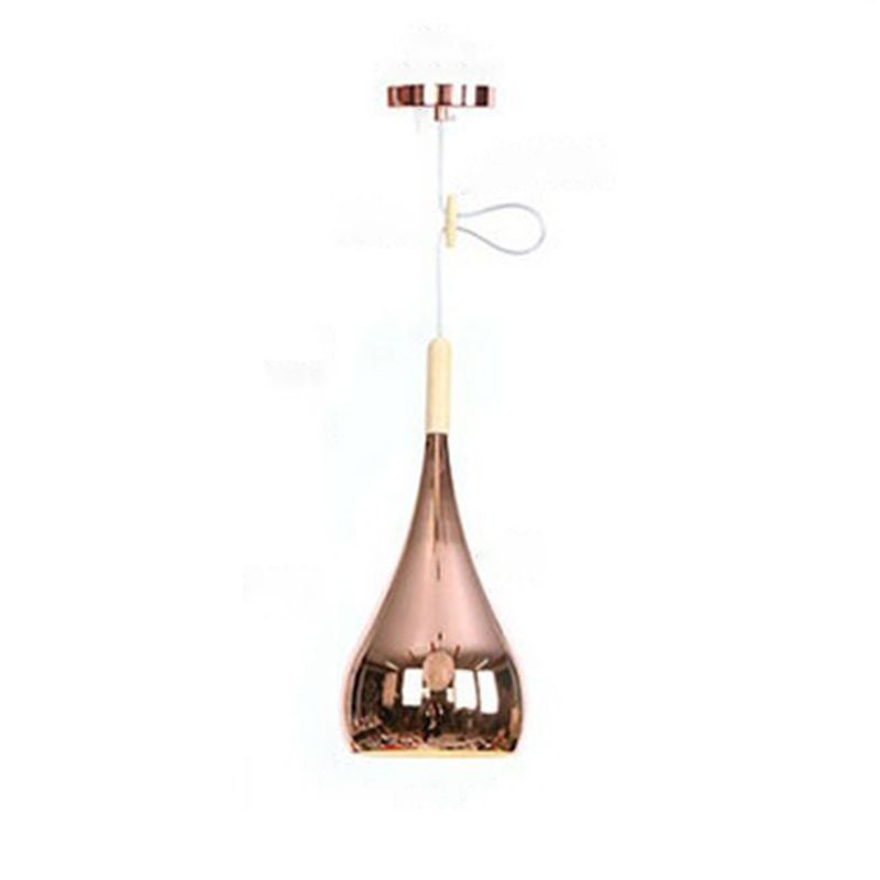 Droplet 1 Light Pendant Lightture Industrial Metal Metal suspension suspension pour le restaurant