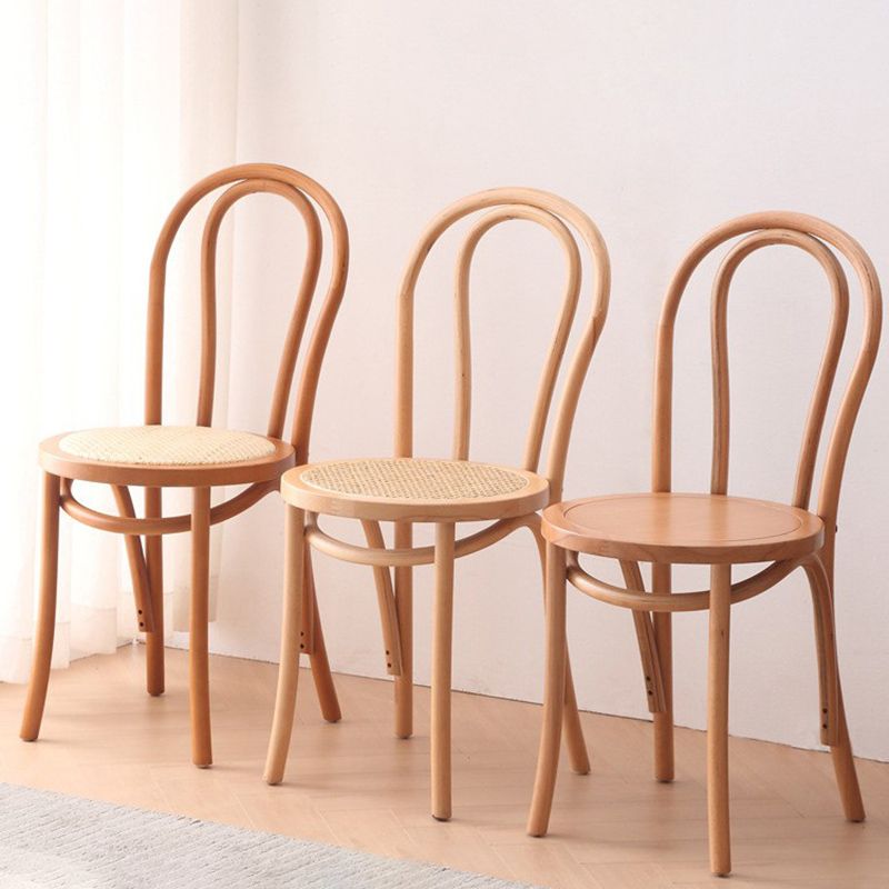 Contemporary Kitchen Dining Chairs Solid Wood Armless Chairs