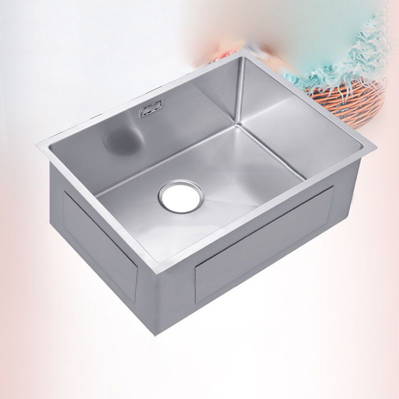 Modern Bar Prep Sink Stainless Steel Faucet and Drain Assembly Kitchen Sink