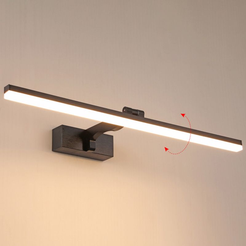 Contemporary Vanity Lights Streamlined LED Wall Light Fixtures for Bathroom