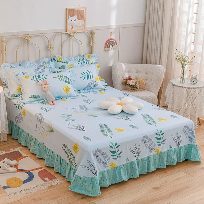 Cotton Bed Sheet Home Bedroom Dormitory Simple Bed Sheet Set