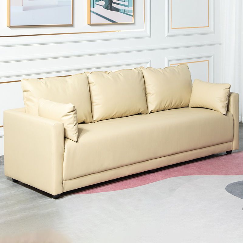 Standard Square Arm Sofa 25.59" D x 27.55" H Sofa for Living Room