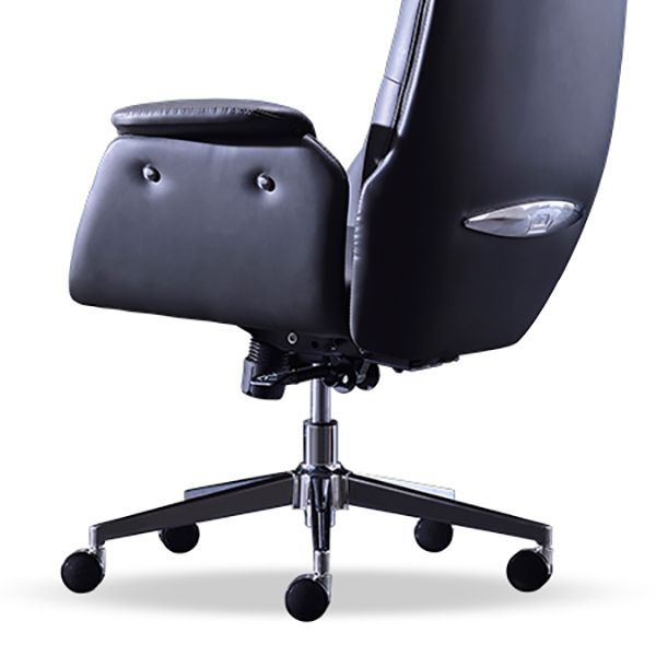 Office High Back Managers Chair Modern Armless Upholstered Executive Chair