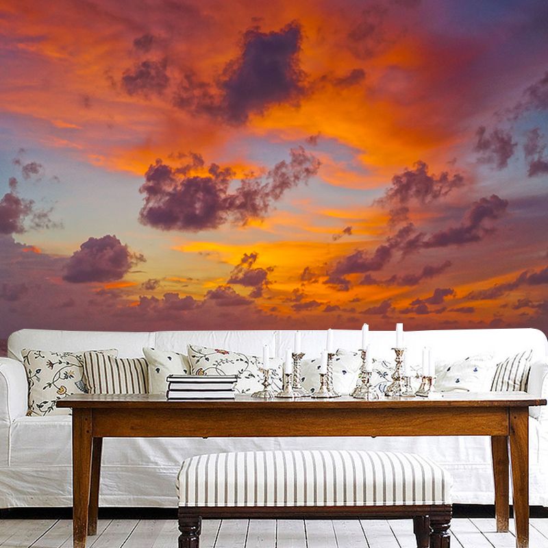 Decorative Sky Mural Stain Resistant Environmental Photography Wall Mural