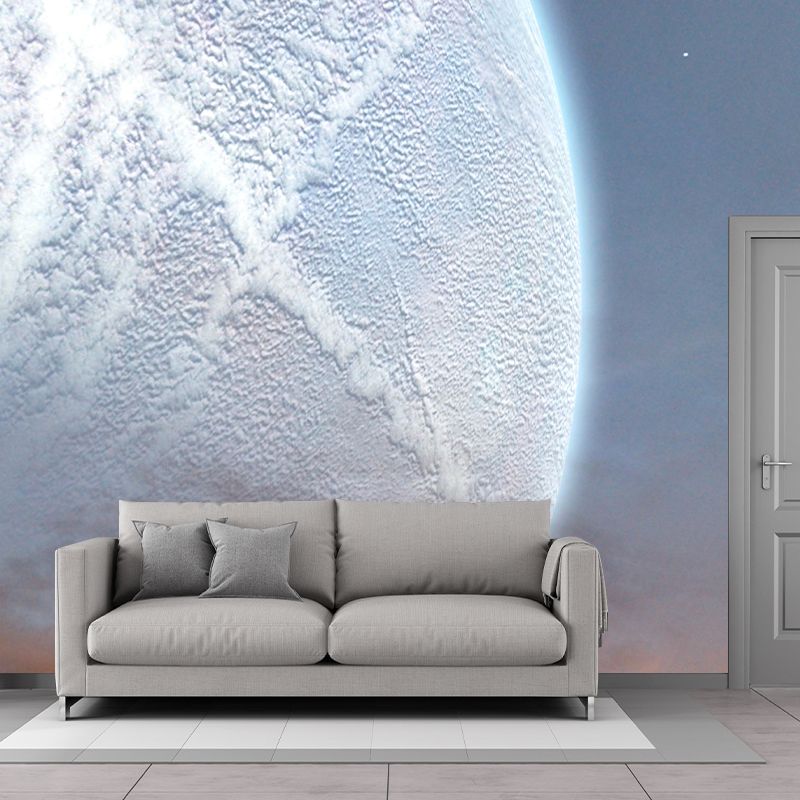 Novelty Universe Mural Wallpaper Mildew Resistant for Sitting Room