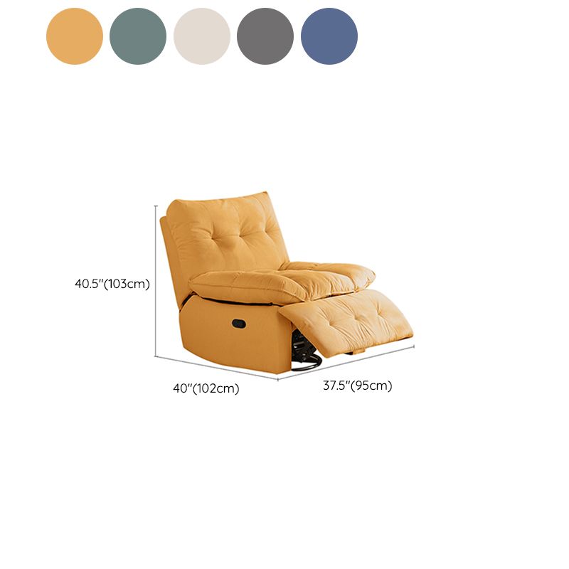 Contemporary Corduroy Recliner Tufted Standard Indoor Recliner