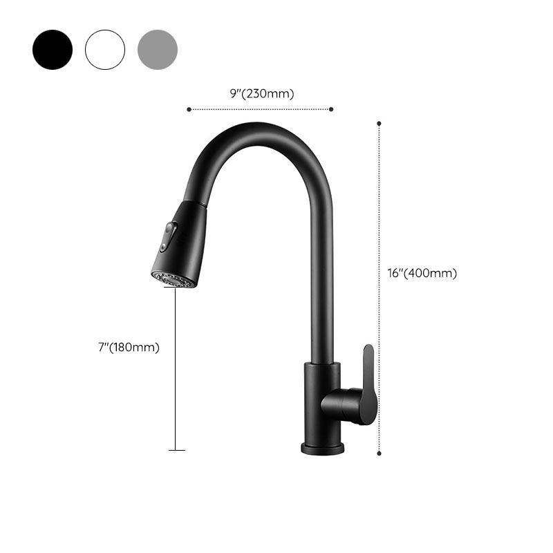 Pull Out Kitchen Faucet Single Handle Faucet with Pull Out Sprayer