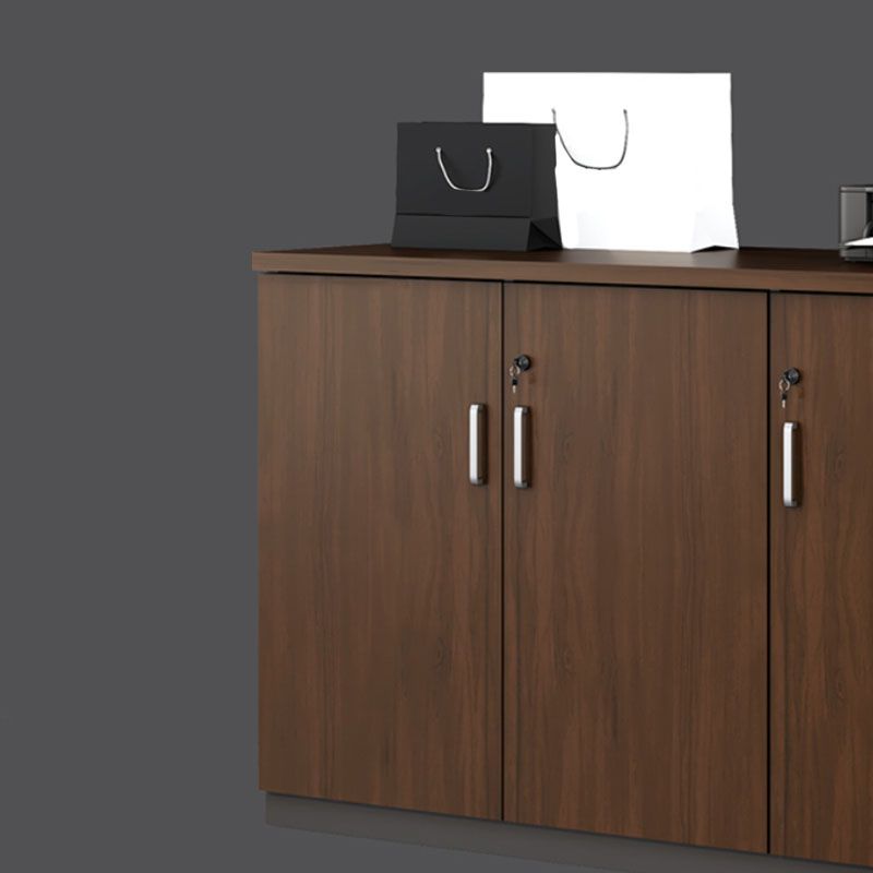 Modern Engineered Wood File Cabinet Lateral Filing Cabinet with Lock and Storage