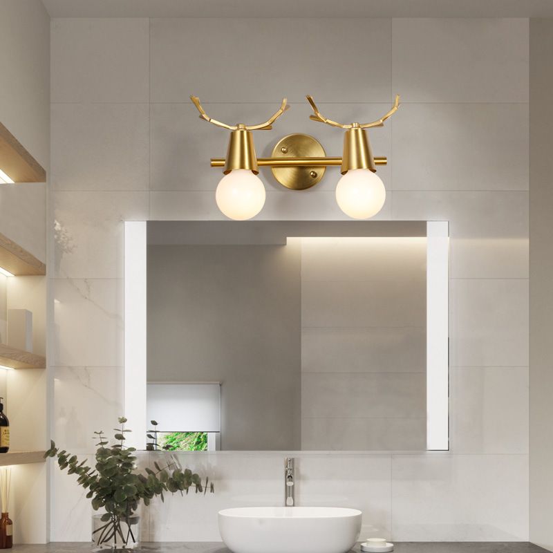 Unique Shape Wall Light Fixture Modern Wall Mounted Lighting for Washroom