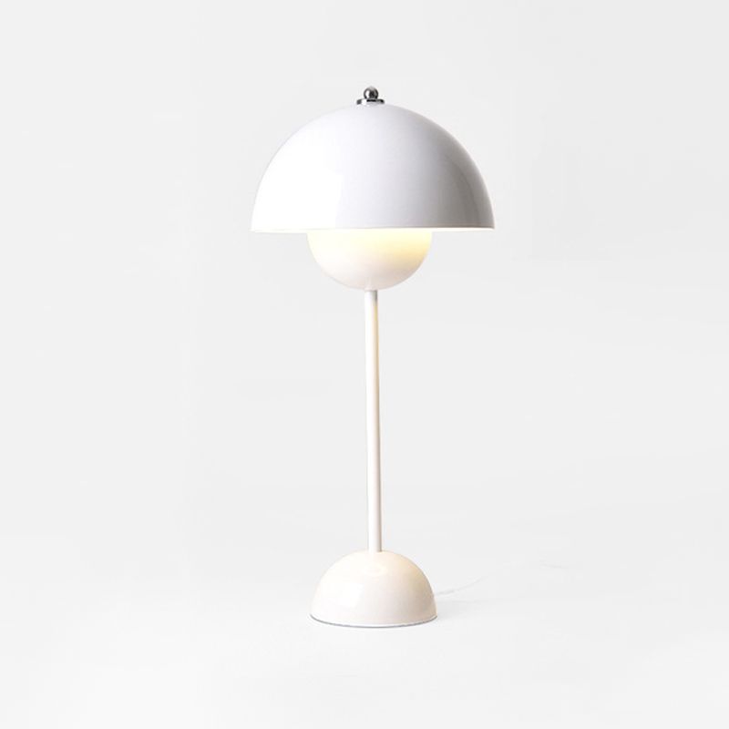 Modern Creative Dome Macaron Table Lamp Metal 1 Light Night Table Lamps