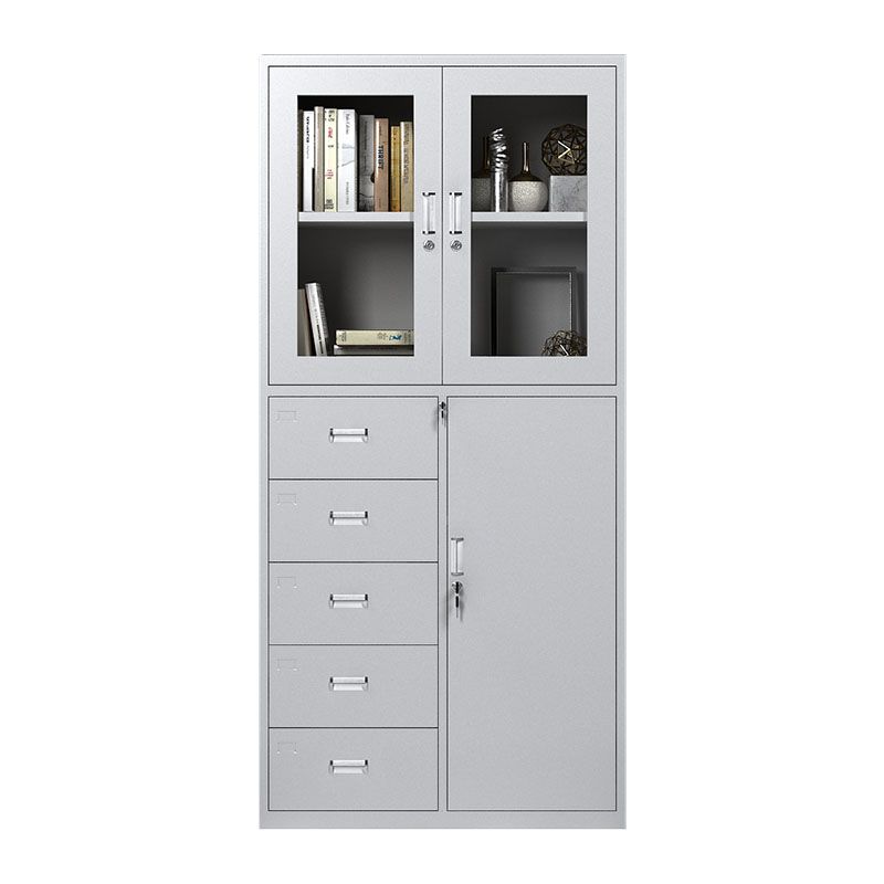 Modern White Filing Cabinet Lock Storage for Home and Office