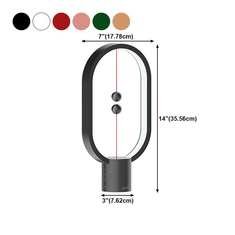 Macaroon Plastiktisch Licht 1 Licht Schlafzimmer LED-Nachttischlampe mit Touch Switch