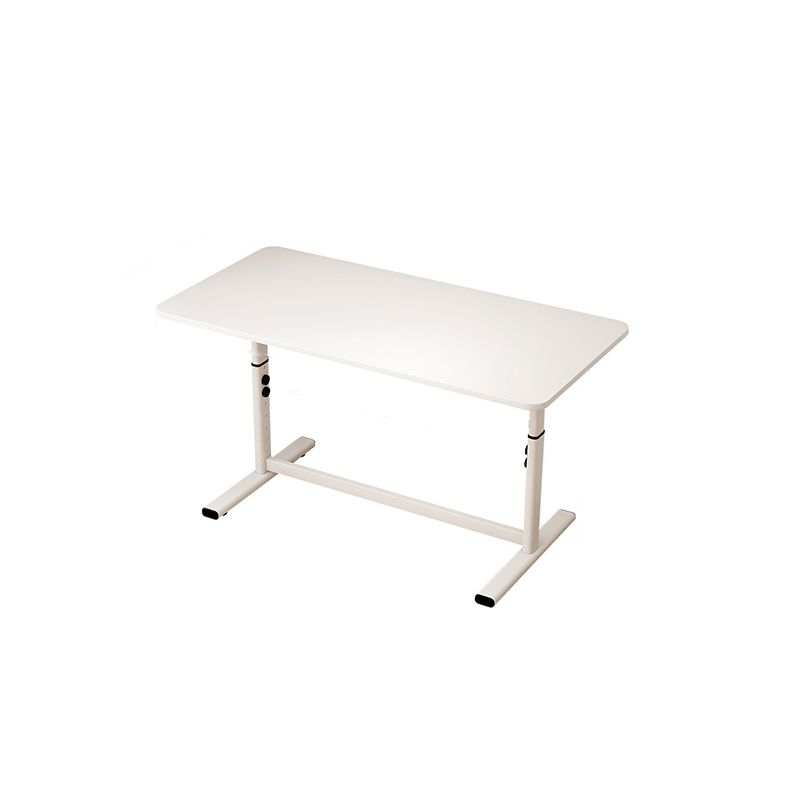 Wooden Table Top Desk 25.59"H Metal Base Adjustable Child Desk