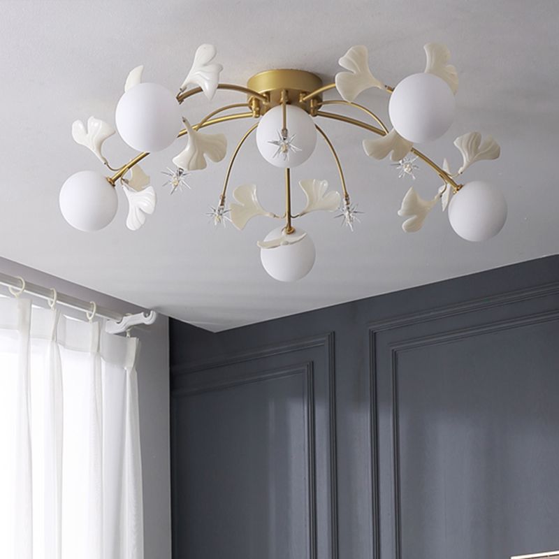 Starburst LED Ceiling Light Modern Style Flush Mount Light for Bedroom Drawing Room