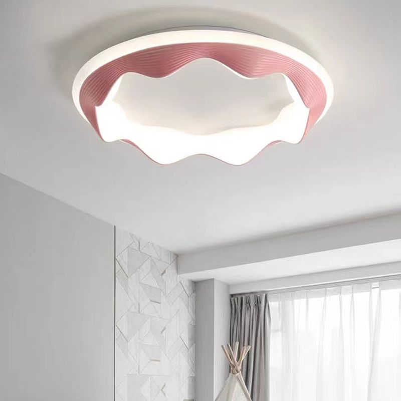 LED Modern Ceiling Light Polish Finish Flush Mount Lighting for Foyer