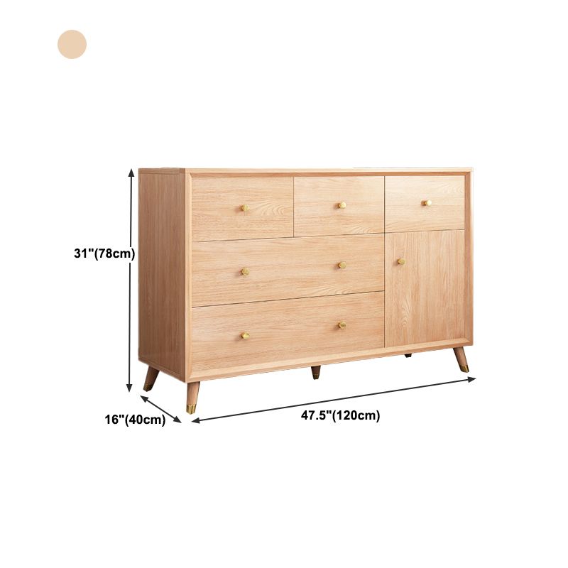 Bedroom Wooden Storage Chest Dresser Modern Storage Chest with Drawers