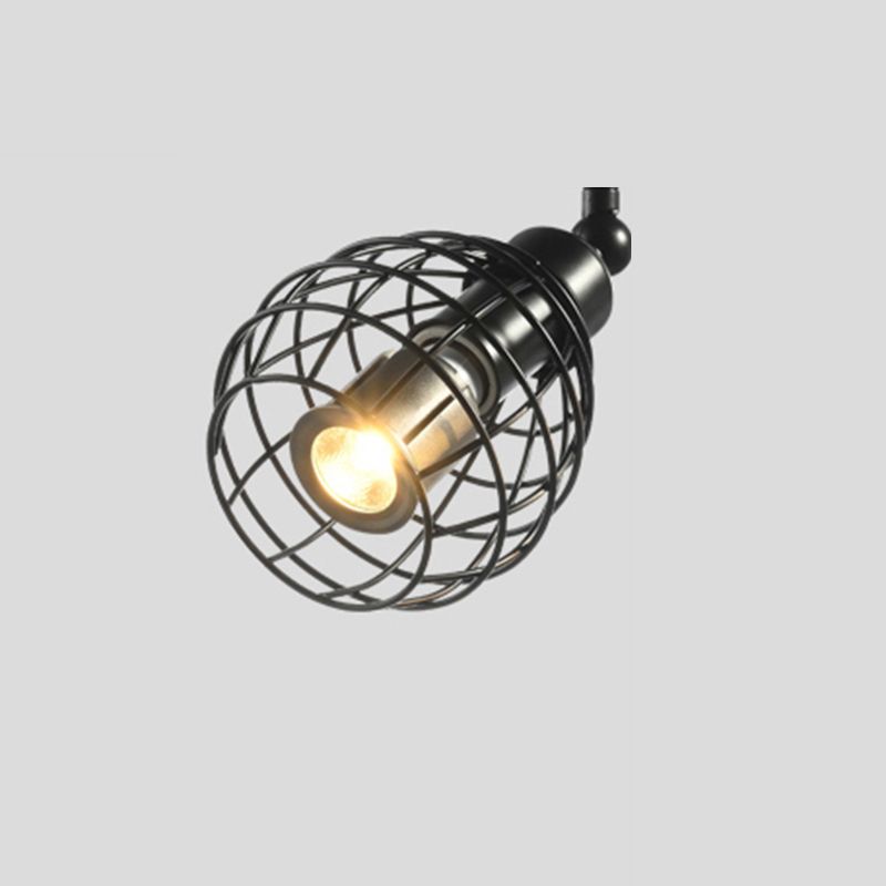 Wrought Iron Linear Flush Mount New Modern Ceiling Mounted Fixture for Living Room