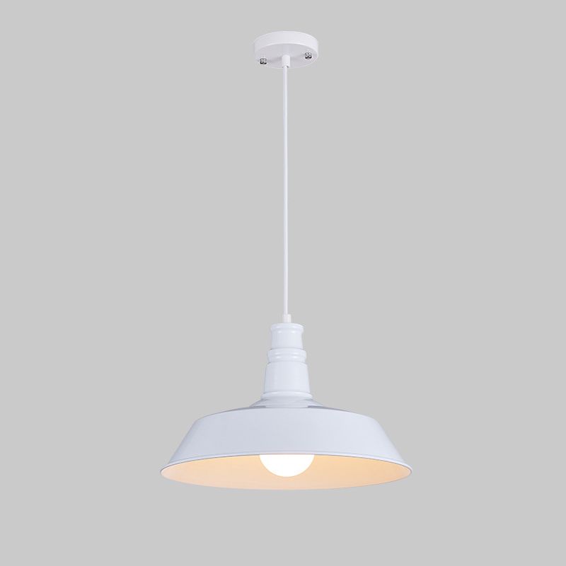 Modern Hanging Light Colorful Metal Shade Pendant Lighting Fixture for Sitting Room