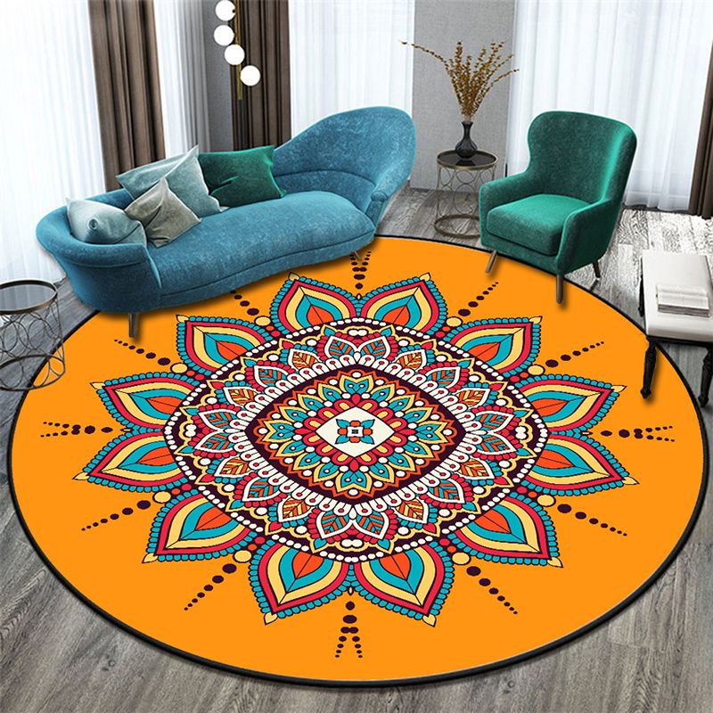 Morocco Floral Pattern Area Tapis Polyester Area Rapis Tacon Tacon Responsable pour la décoration intérieure