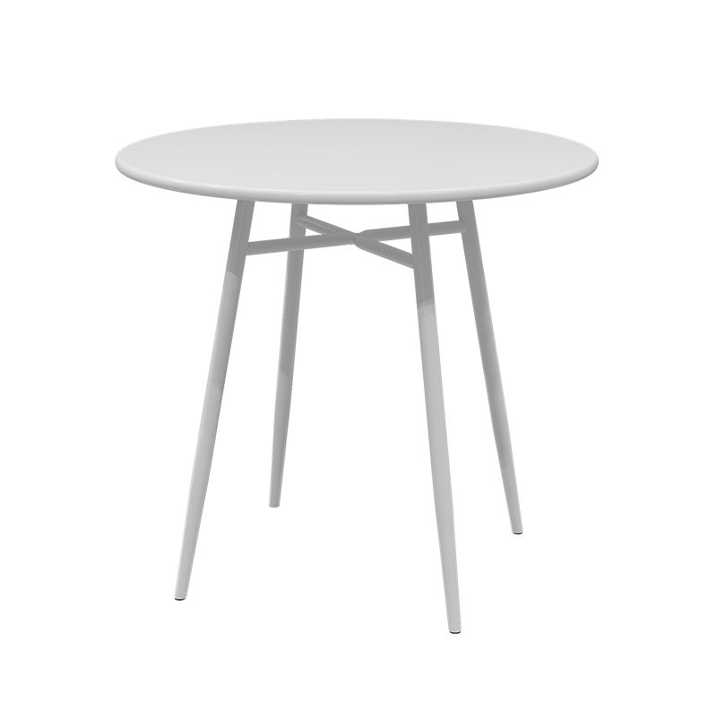 Outdoor Round Bistro Table Contemporary Iron Rust Resistant Bistro Table