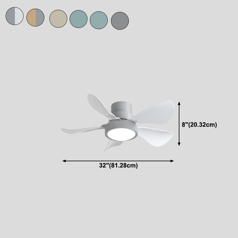 Ceiling Fan Light Simple-Style LED Metal Ceiling Flush Mount Light