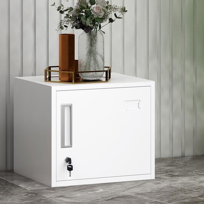 Lateral File Cabinet Creative Color Block Metal Locking File Cabinet