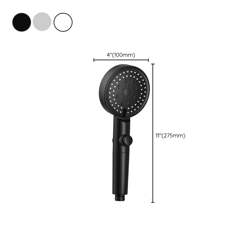 Modern Showerhead 6-Setting Adjustable Spray Pattern Handheld Shower Head