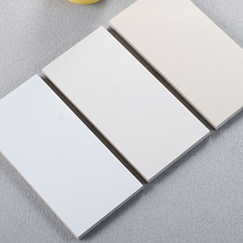 Pure Color Floor Tile Straight Edge Glazed Design Indoor Floor Tile