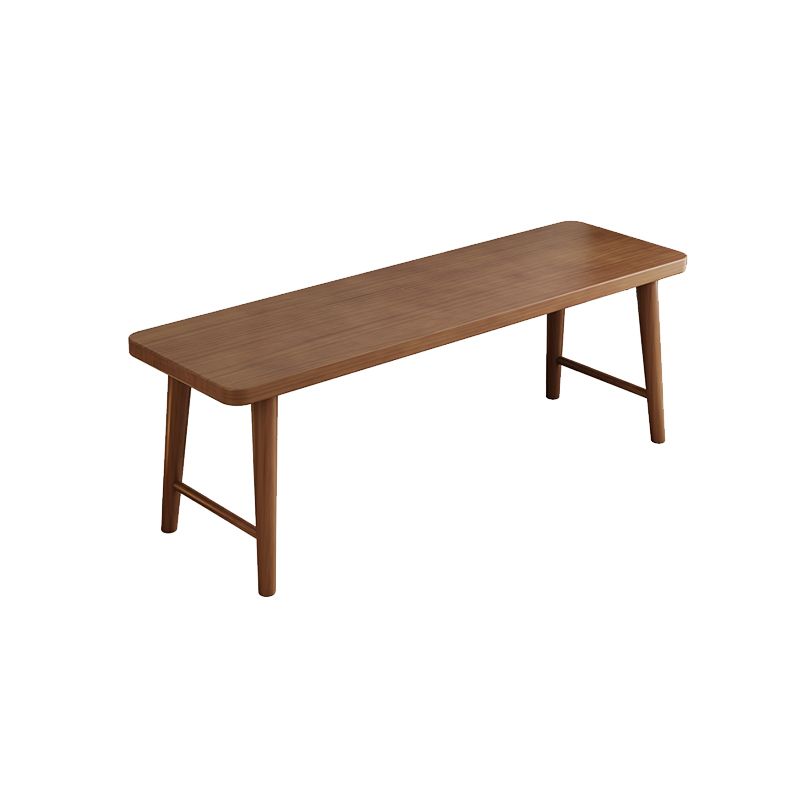 Solid Wood Rectangle Writing Desk Modern 23.62-inch Wide Office Desk with H-Base