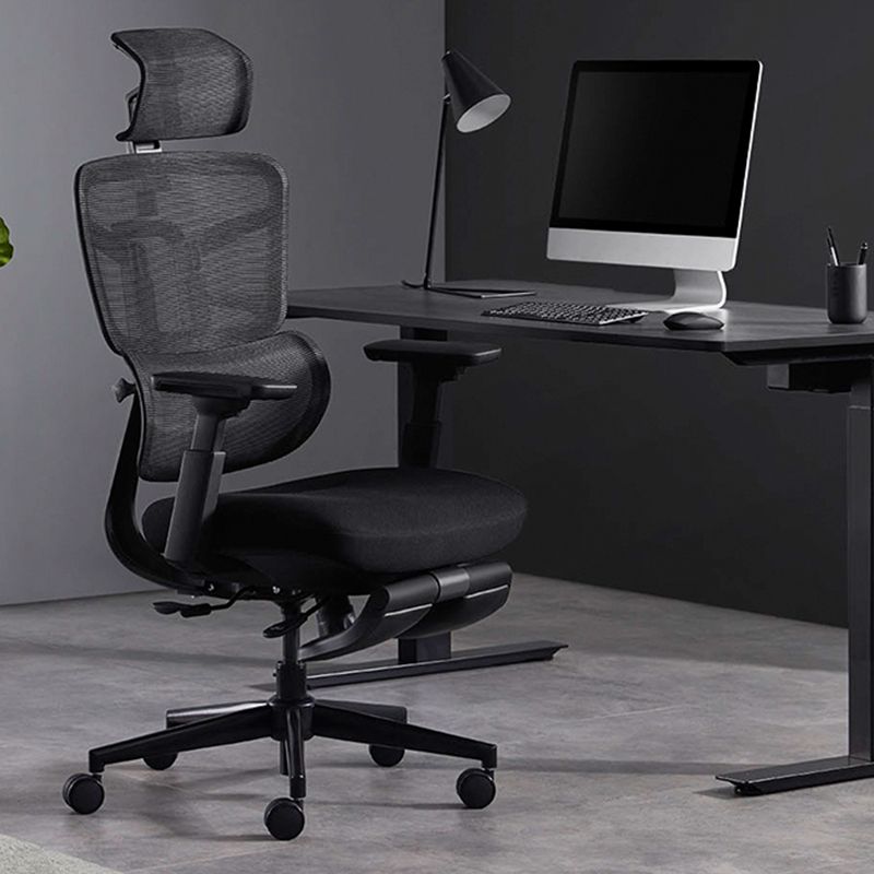 Removable Arms Office Chair Tilt Mechanism Ergonomic Desk Chair with Wheels