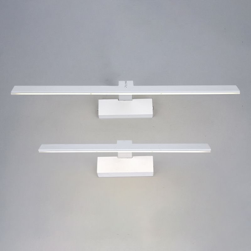 Lineal Metal Wall Donce Modern 1 Luz de la pared de espejo de luz 1 en blanco